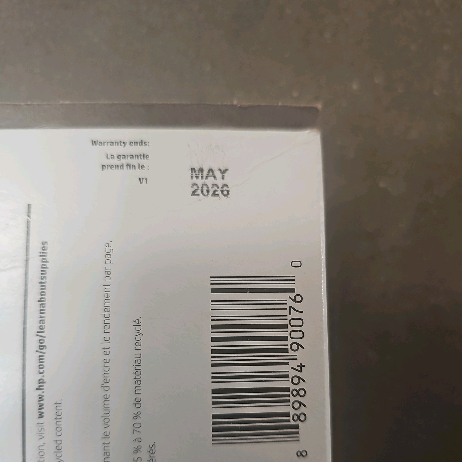 Genuine 65 TWO (2) PACK BLACK TRICOLOR INK OEM TONER BLACK, Date May 2026
