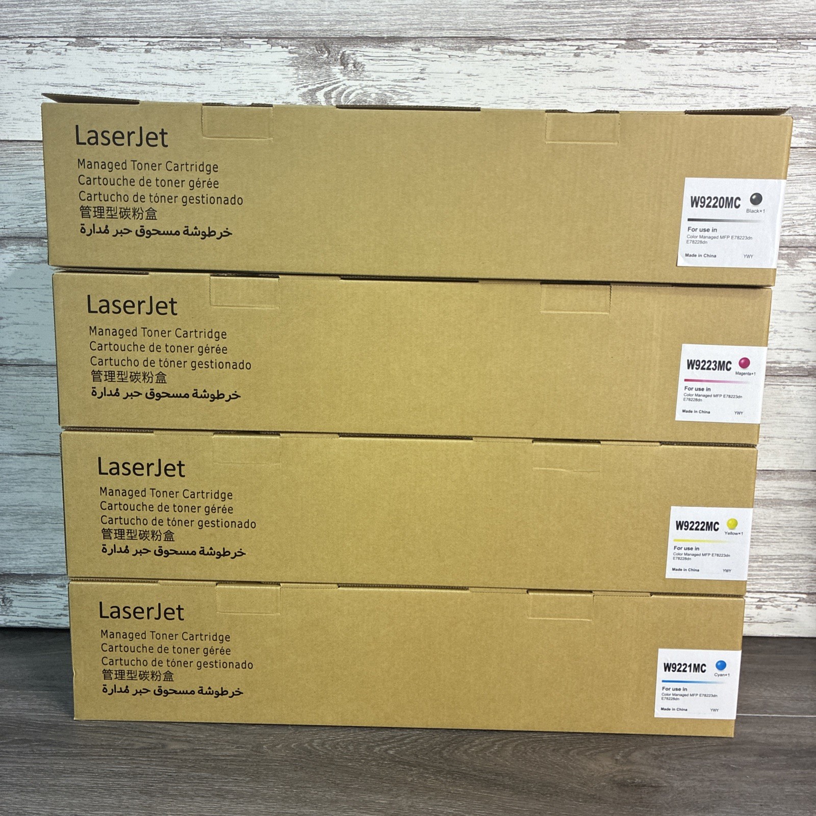 Replacement W9220MC W9221MC W9222MC W9223MC Toner Cartridges LASER JET MFP