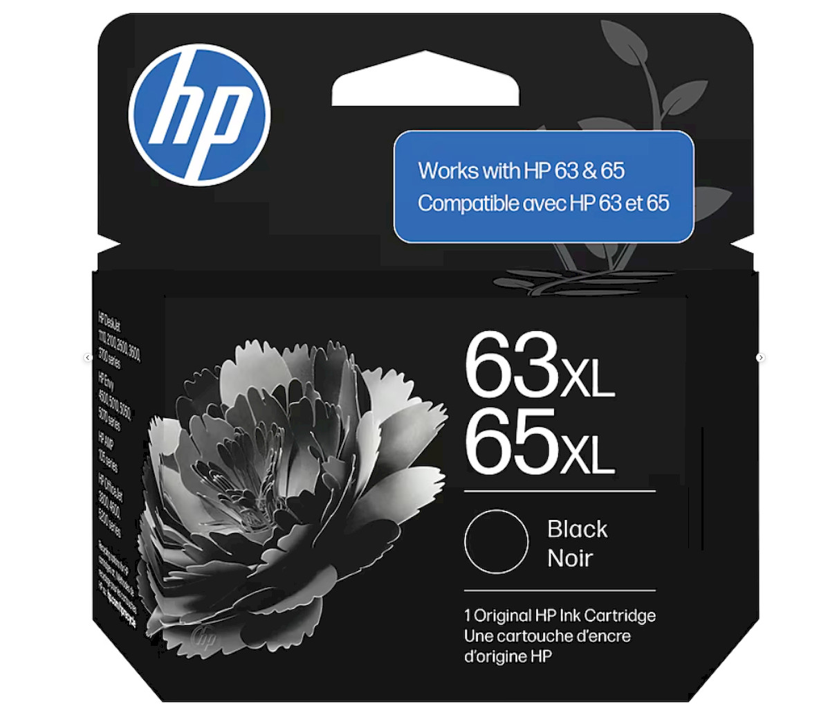 HP 63XL / 65XL Black High Yield Ink Cartridge