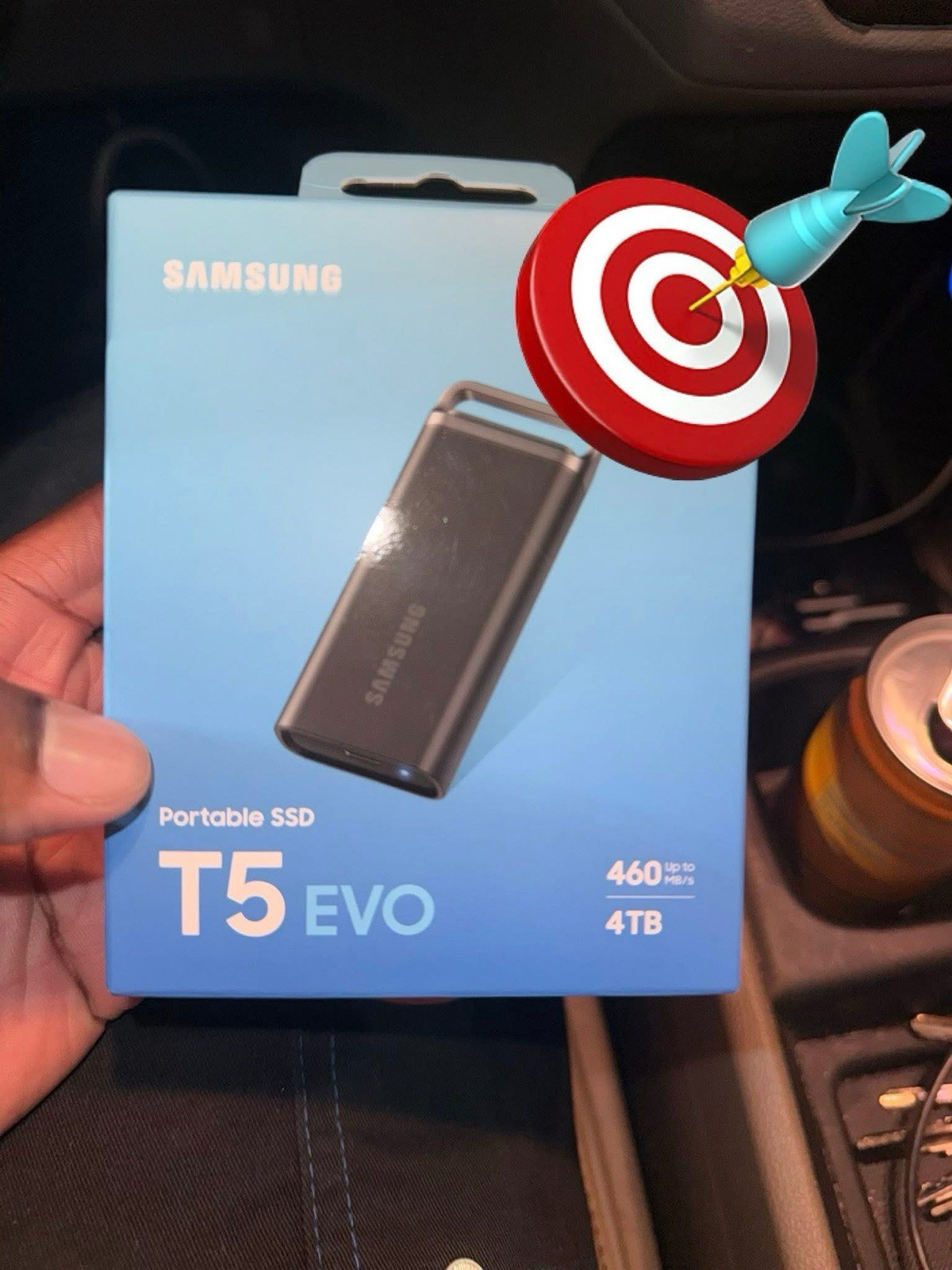 Samsung T5 EVO 4TB Portable External SSD USB-C Secure Encryption Black