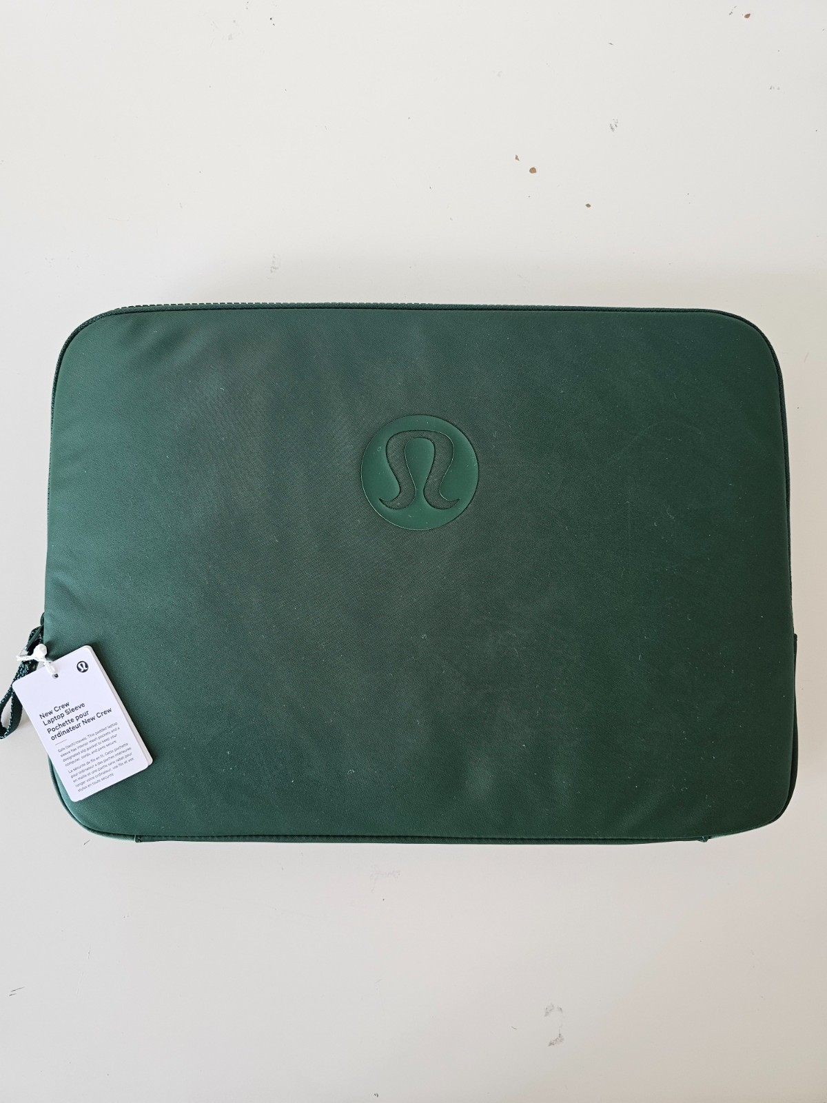 NWT LULULEMON New Crew Laptop Sleeve Zippered One Size OS, IVYG/WKKI Green Khaki