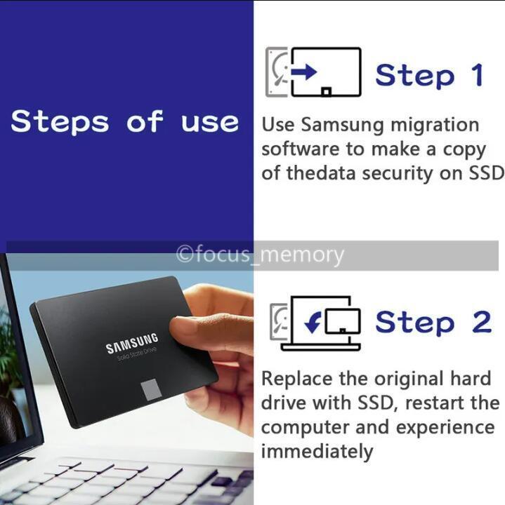 SAMSUNG 870 EVO 2.5 inch SSD 250G 500GB 1TB 2TB SATA 3 Solid State Drive lot New