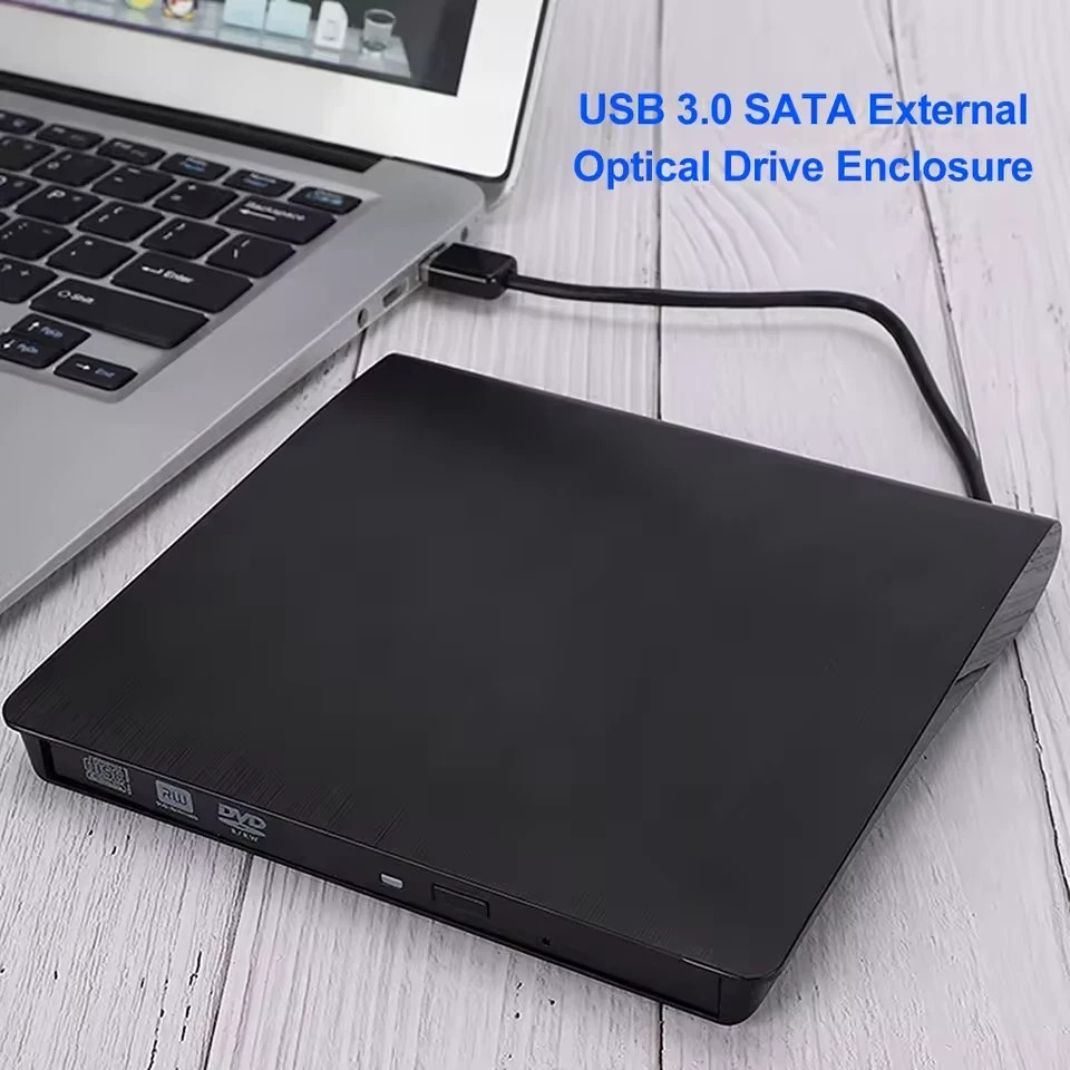 Slim External CD DVD Drive USB 3.0 Disc Player Burner Writer For Laptop PC Mac