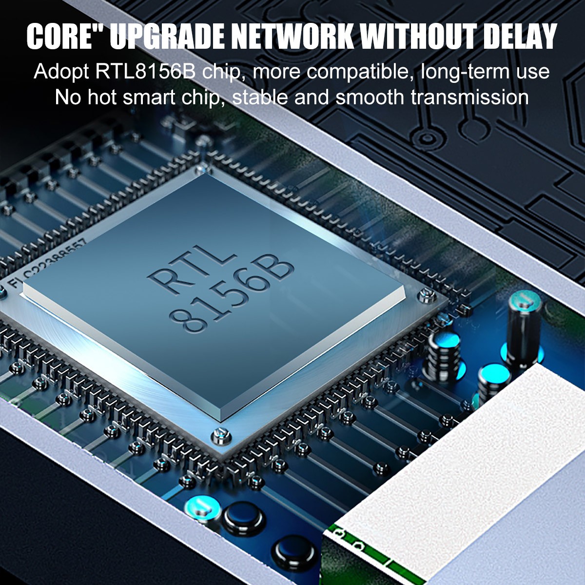 New 2500Mbps USB 3.0 To RJ45 2.5G Ethernet Gigabit Lan Network Adapter Converter