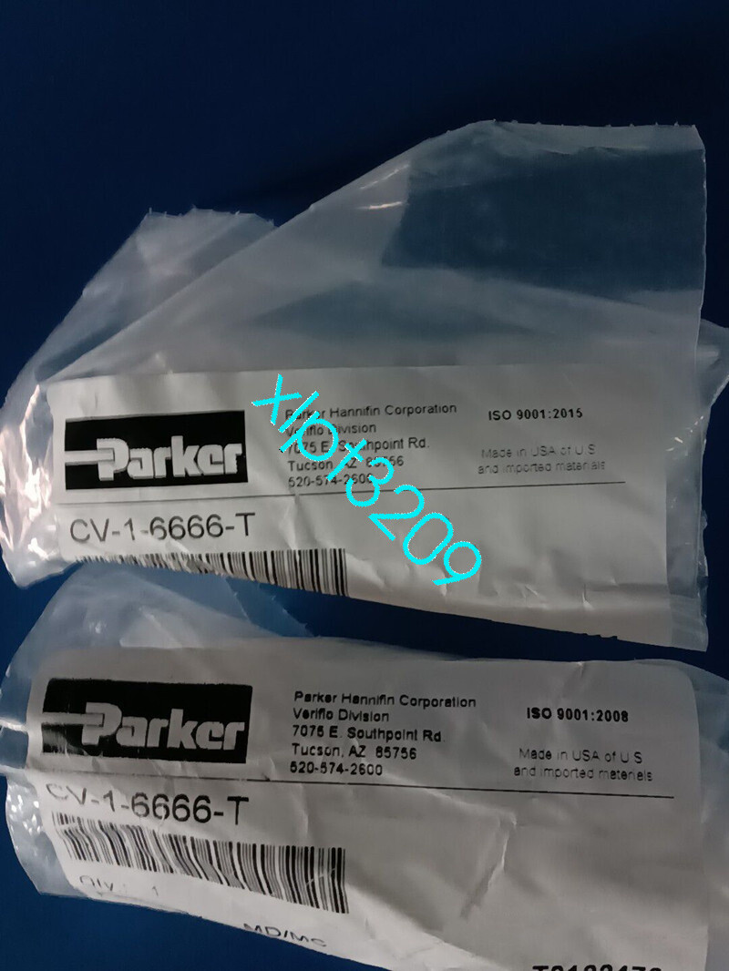 CV-1-6666-T Parker Check Valve Brand New FedEx or DHL