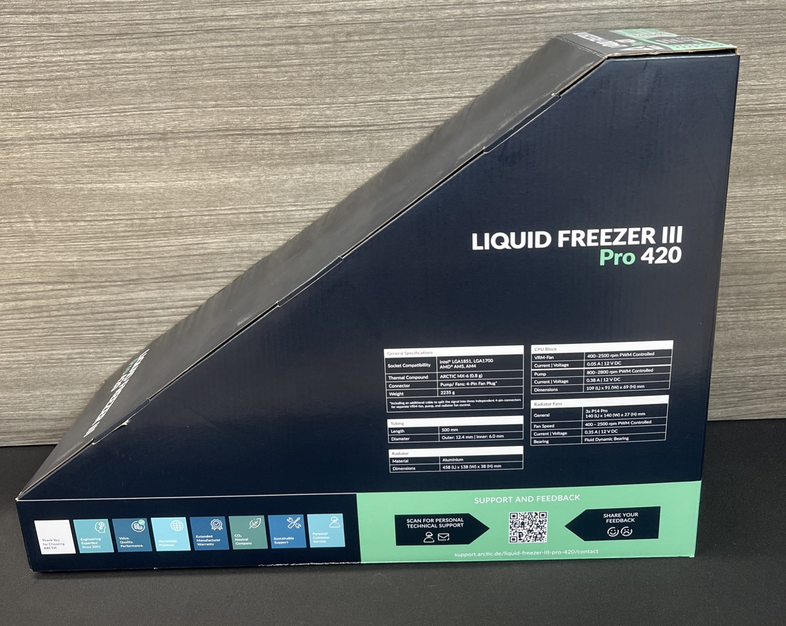 ARCTIC Liquid Freezer III Pro 420 black PC Water Cooler AIO ( Free Shipping)