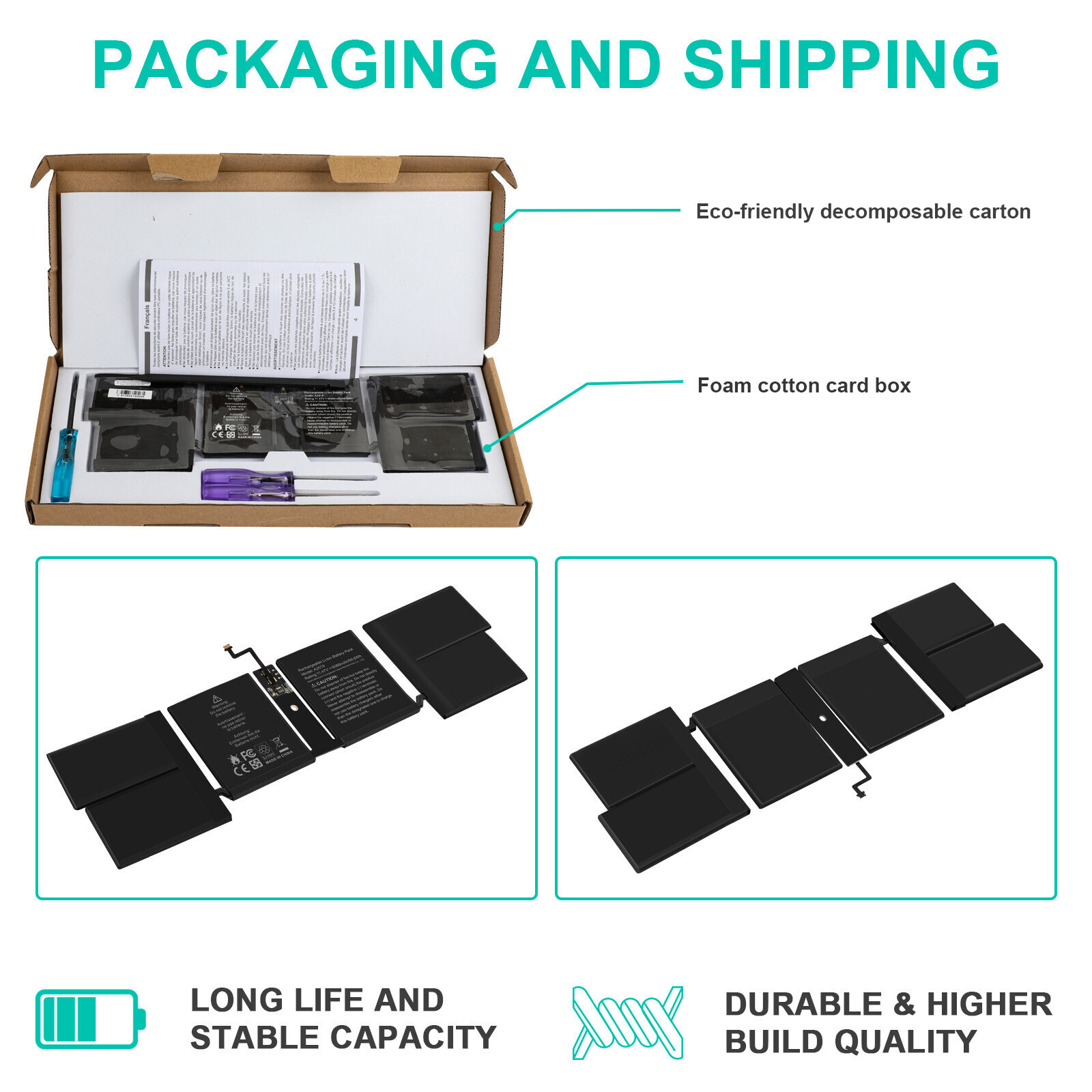 ✅A2519 Battery For Apple MacBook Pro 14″ A2442 M1 2021 Year MKGR3LL/A EMC 3650