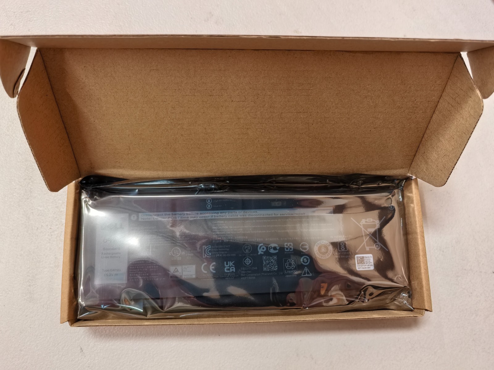 Genuine 64WH GRT01 NEW Battery For Dell Latitude 5531 5421 Precision 3581 3470