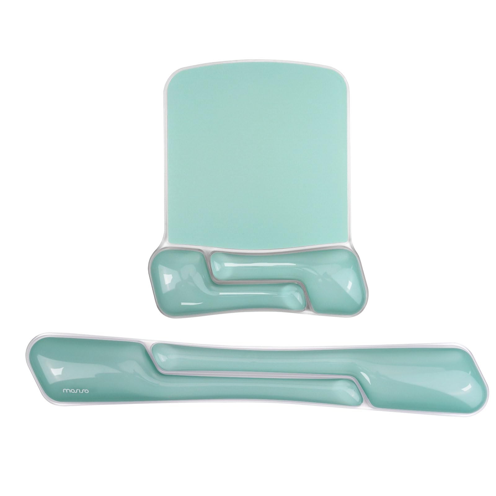 MOSISO Gel Wrist Rest Support for Mouse 17.52 x 2.76 inches, Green