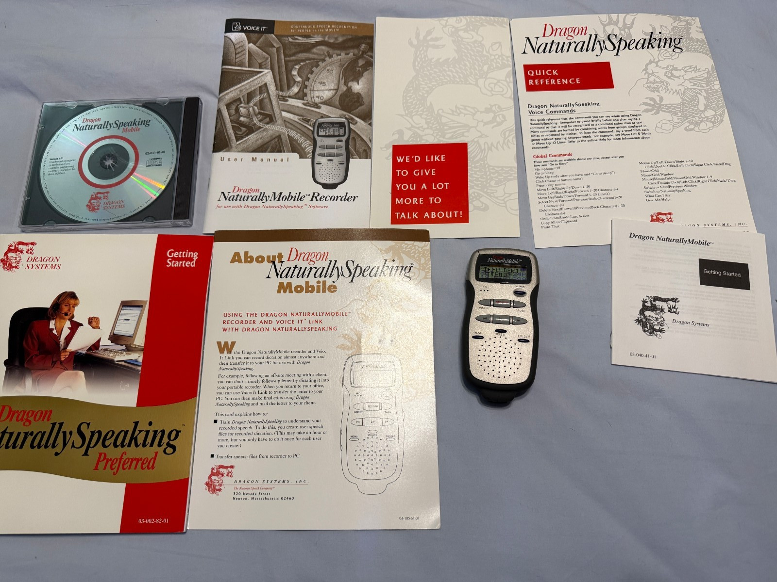 Vintage Dragon Naturally Speaking Mobile 3.01