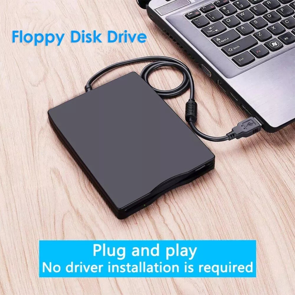 NEW USB 2.0 External Floppy Disk Drive 3.5″ 1.44MB Windows PC Mac OS