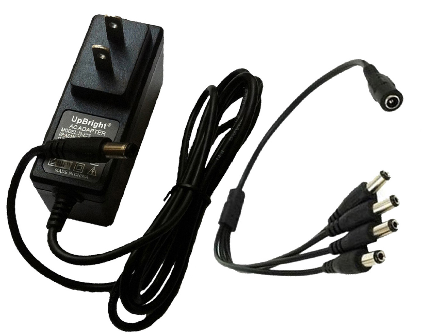 to 4/ 8 Splitter Connector AC Adapter Power Supply For Security CCTV Camera DVR