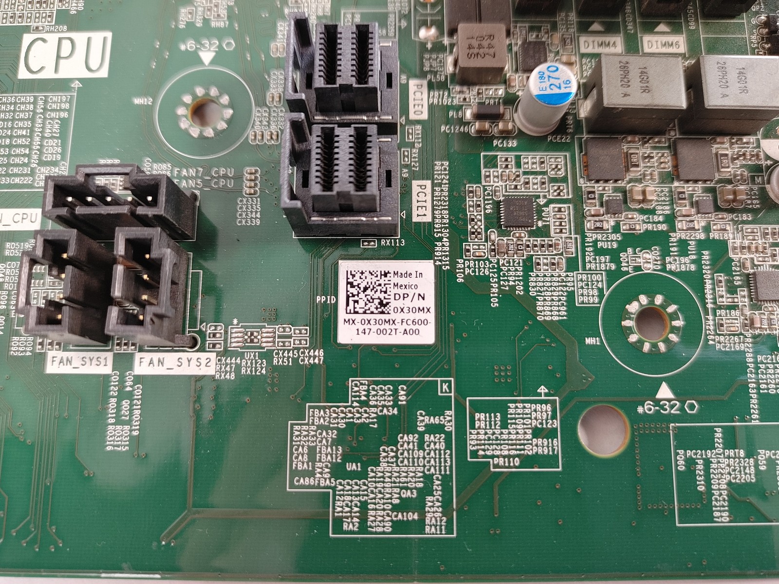 Dell Precision T5820 Workstation Intel LGA 2066 DDR4 Desktop Motherboard X30MX