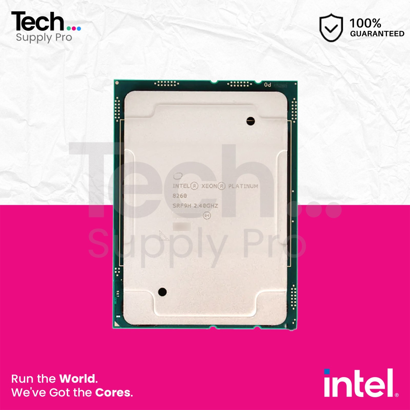 SRF9H Intel Xeon Platinum 8260 24-Core 2.40GHz 35.75MB 165W FCLGA3647 Processor