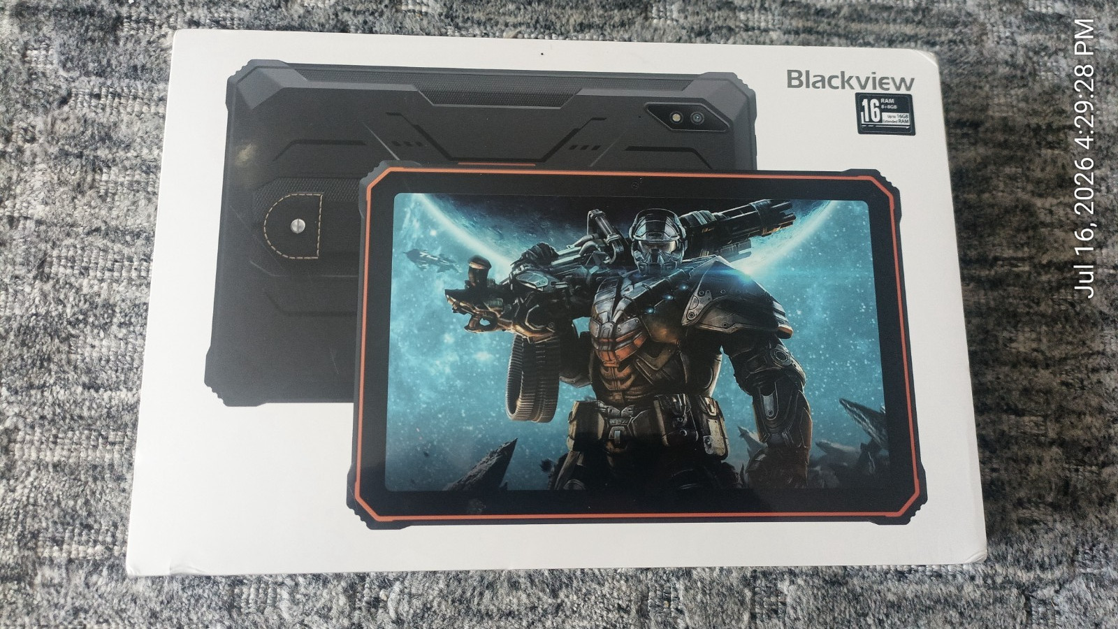 Blackview Active 8 Pro Rugged Tablet PC Android Smartphone Waterproof 22000mAh