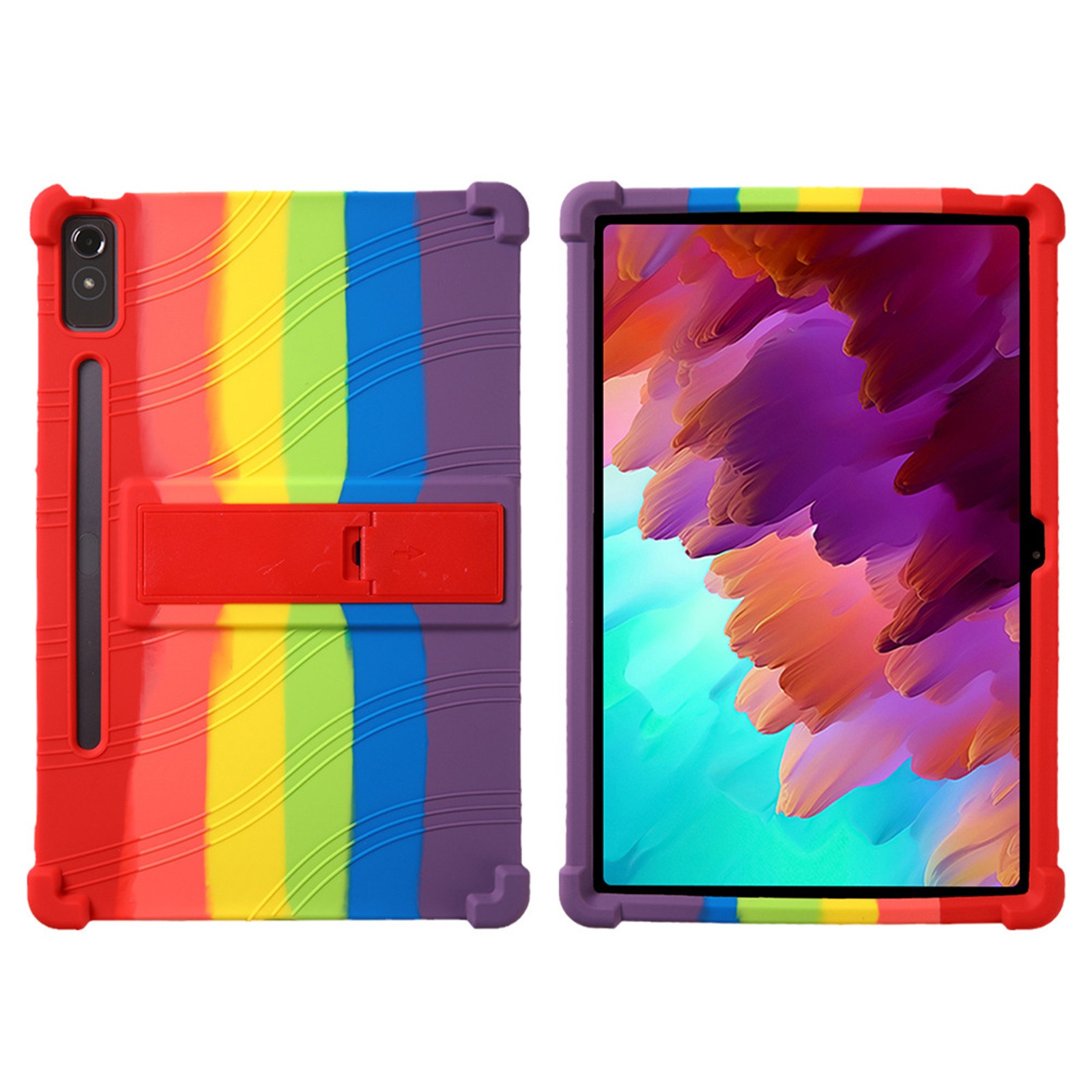 Case For Lenovo Tab P12/Lenovo XiaoXin Pad Pro 12.7in 2023 Silicone Stand Cover