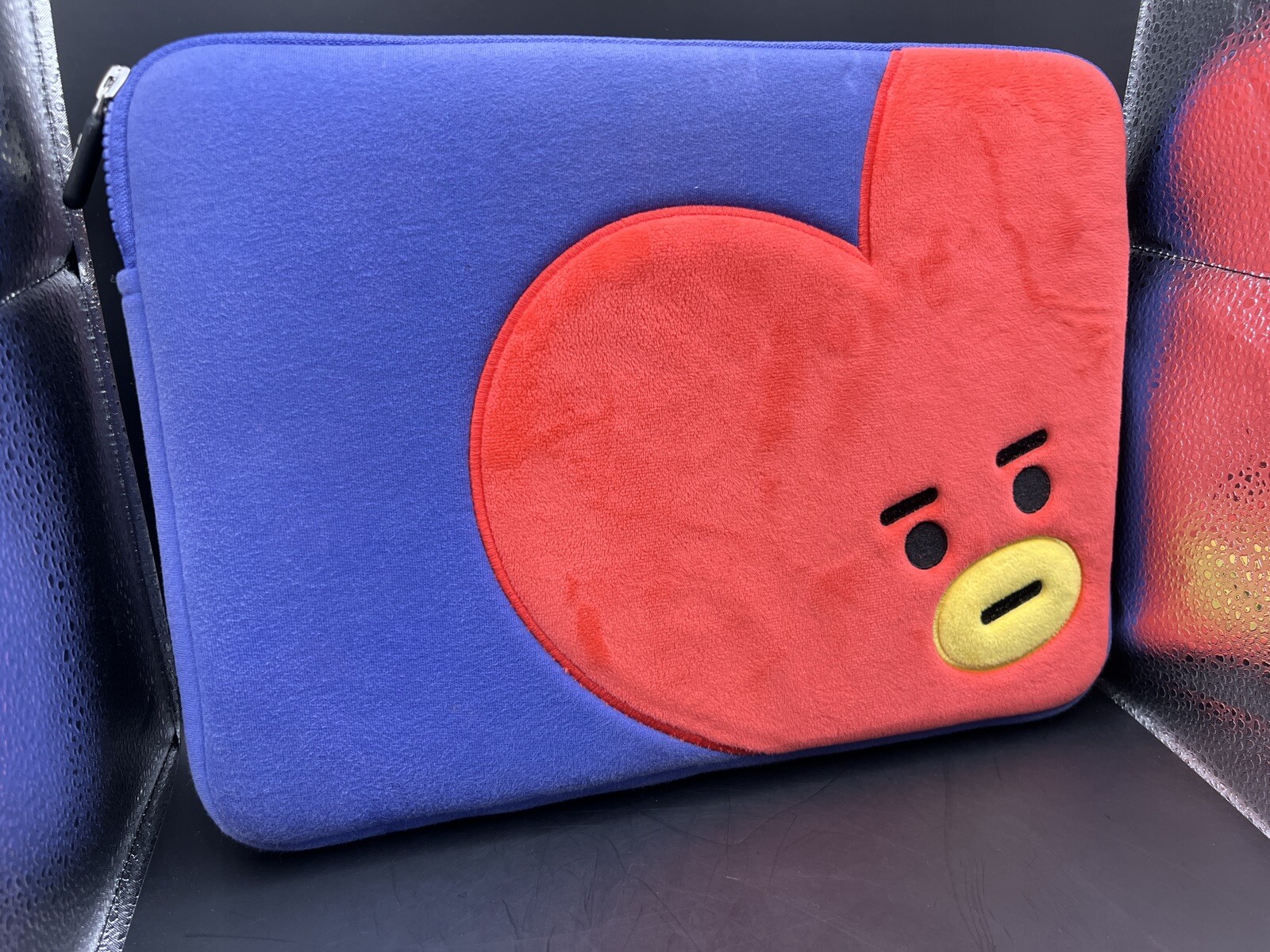 BT21 Tata Laptop Bag Sleeve Pouch Line Friends Purple 10”x14” Tablet Authentic