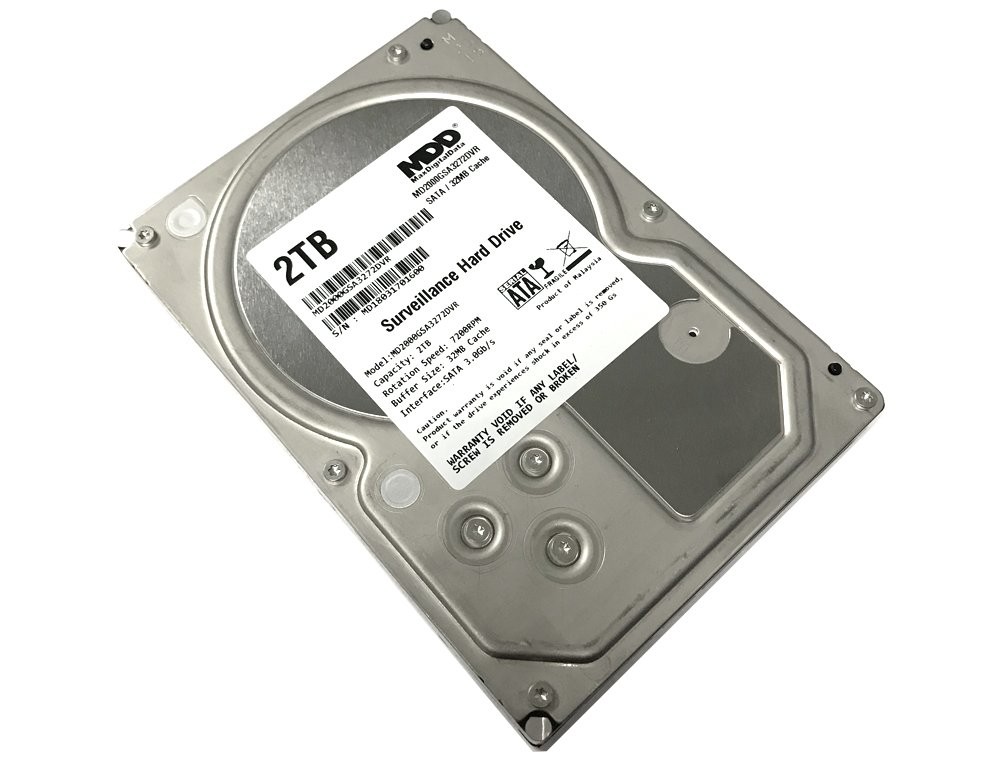 MaxDigitalData 2TB 32MB Cache 7200PM SATA 3.0Gb/s 3.5in Internal Surveillance CC