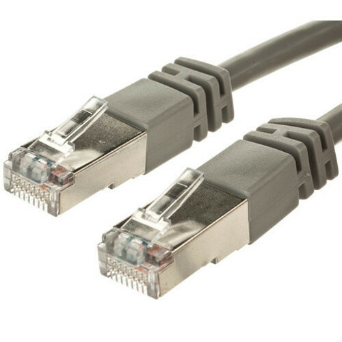 15ft CAT6 Ethernet Network LAN Router Shielded STP Patch Cable Cord 550 MHz Gray