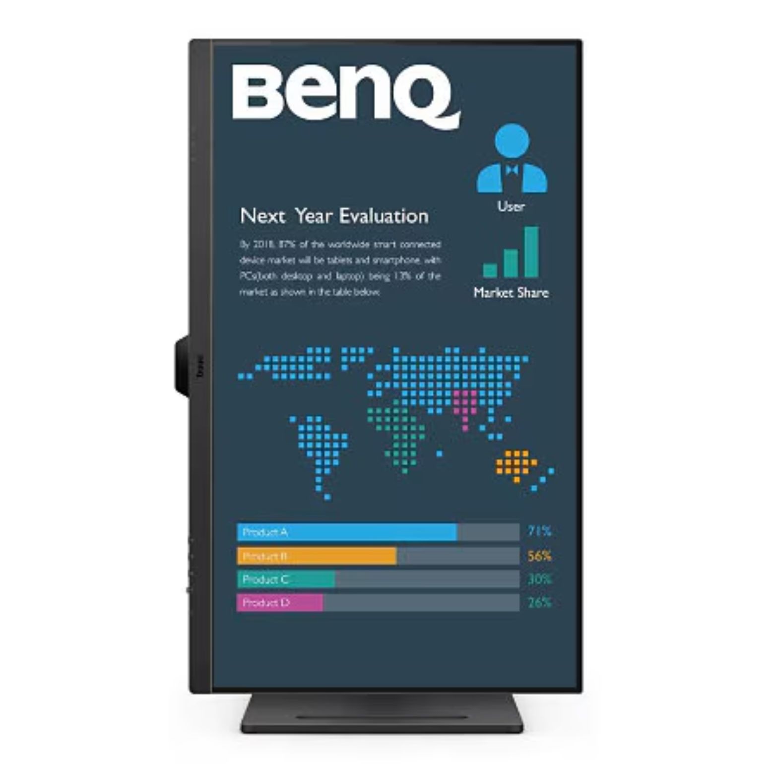 BenQ BL3290QT 31.5″ 2K QHD Monitor 16:9, 75Hz, 2Wx2 Speaker USB-C Ergo Eye-Care