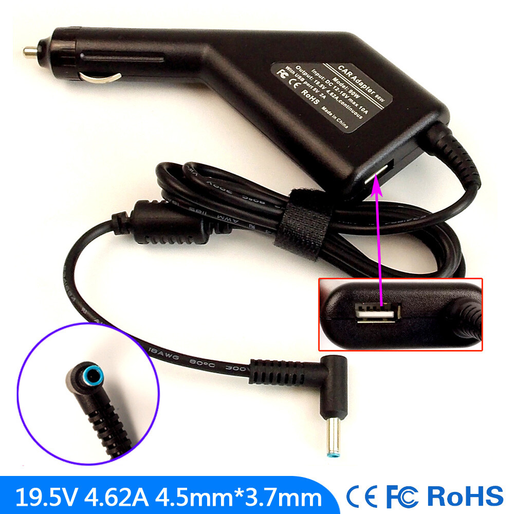Laptop Car Charger For HP Pavilion 15-P252NP 15-P252NQ 15-P201NJ 15-AK005NO