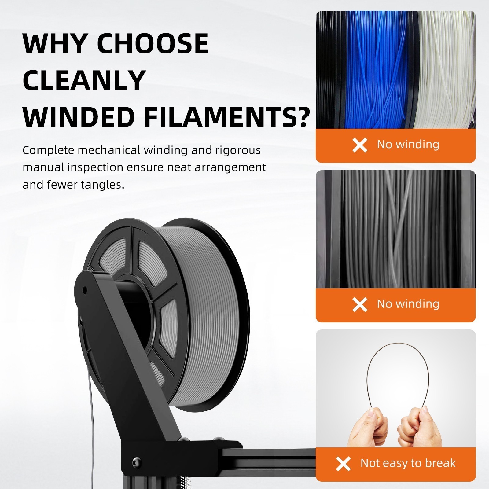 【Buy 5 Pay 4】Geeetech 0.5/1KG 3D Printer Filament 1.75mm PLA PETG TPU ABS+ ASA