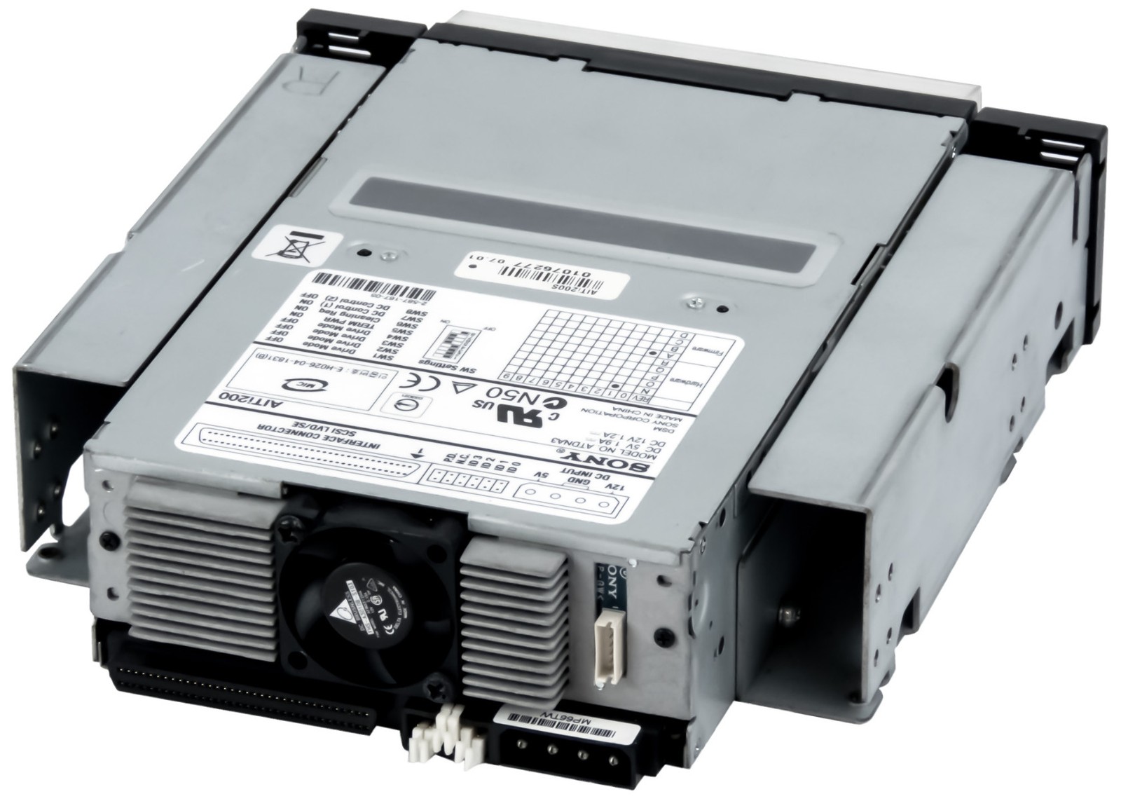 STREAMER SONY AITi200 ATDNA3 AIT-2 TURBO 80/208GB SCSI 5.25”