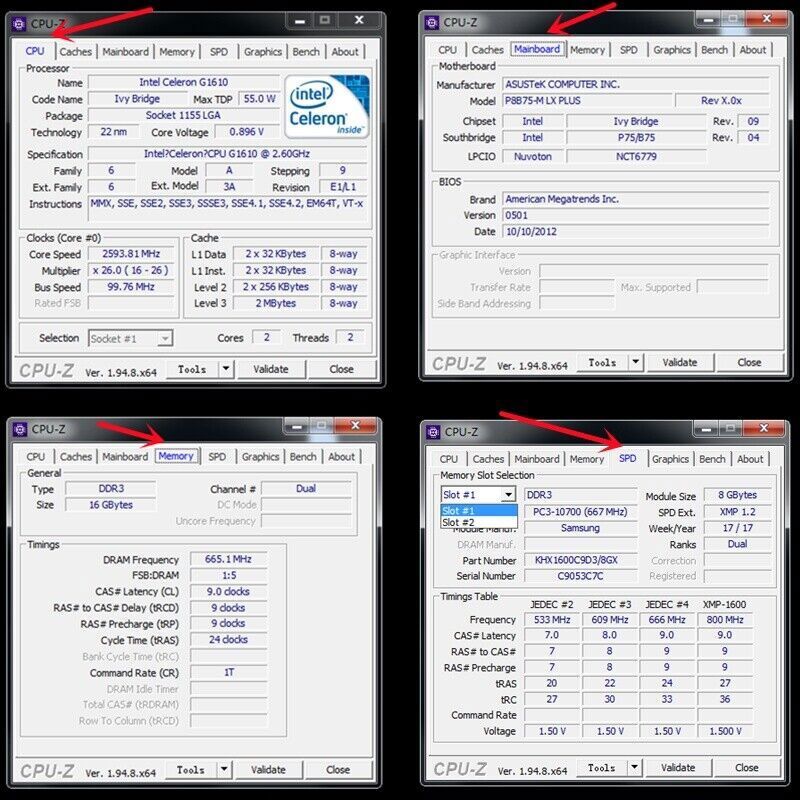 Crucial DDR4 4GB 8GB 16GB 2400Mhz 2666 3200 PC4 288pins Desktop Memory Dimm Ram