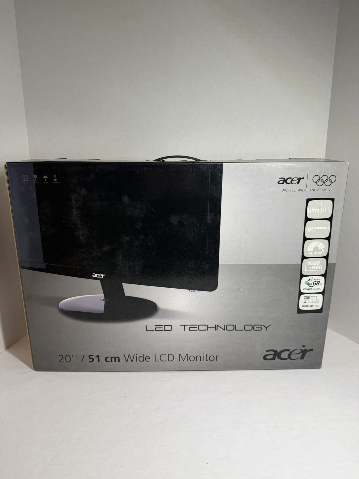 Acer S201HL 20” Ultra Thin Wide LCD Monitor LED Technology 1600×900
