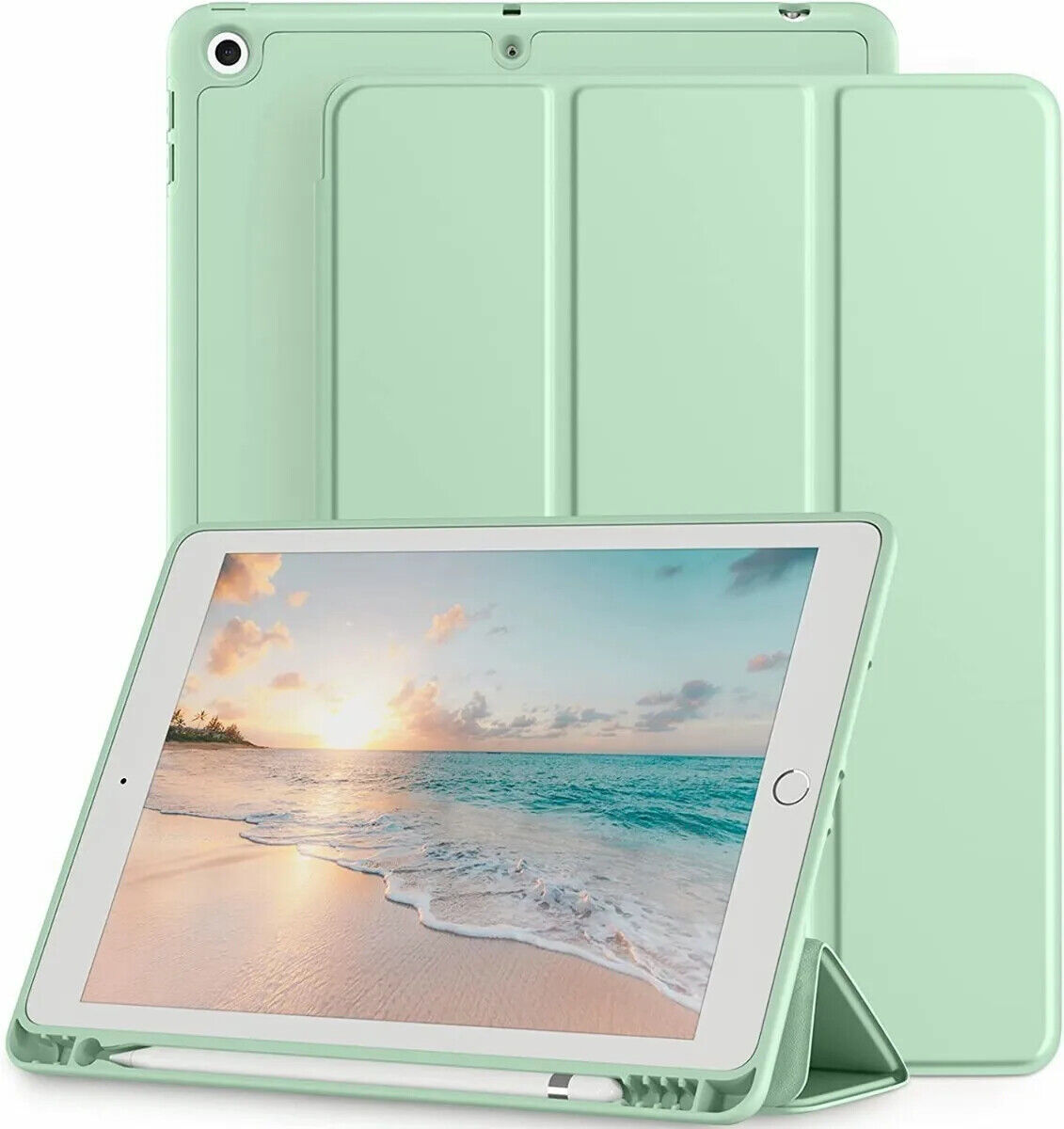 Flip Stand Case Cover For iPad Pro 12.9″ 3rd 4th 5th 6th Gen With Pencil Holder