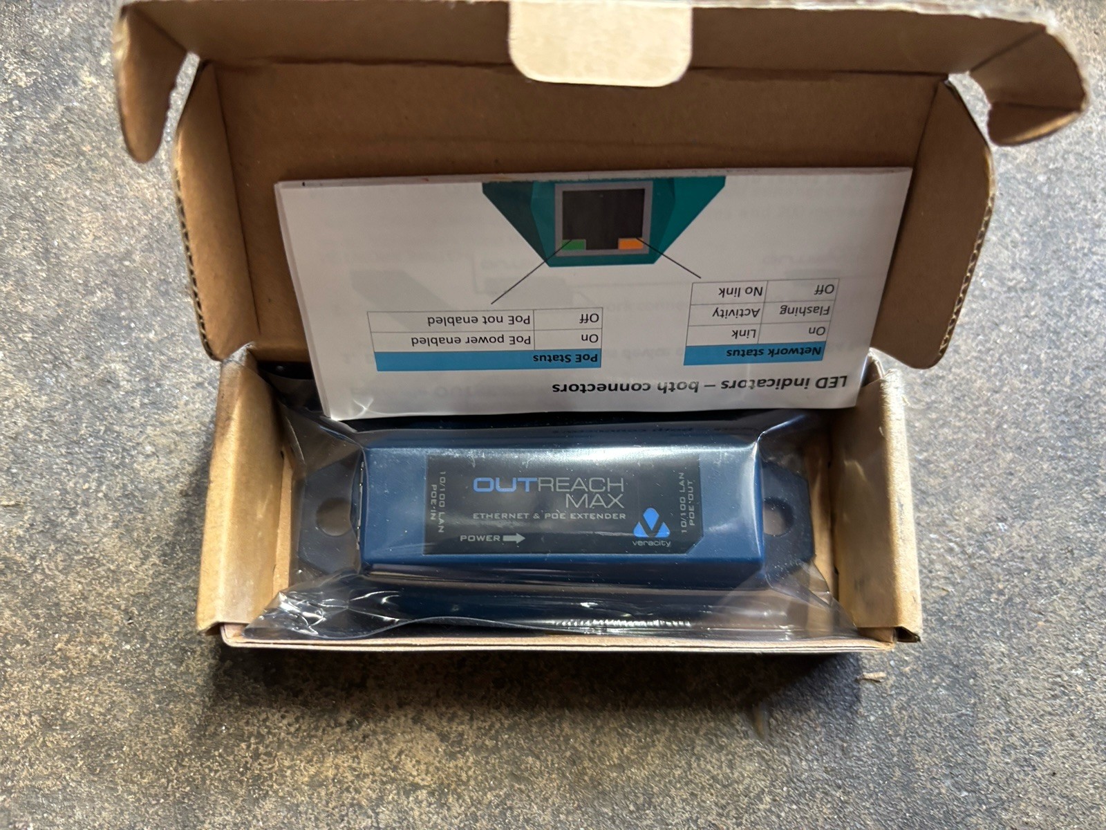 Veracity VOR-ORM Ethernet Range Extender + POE