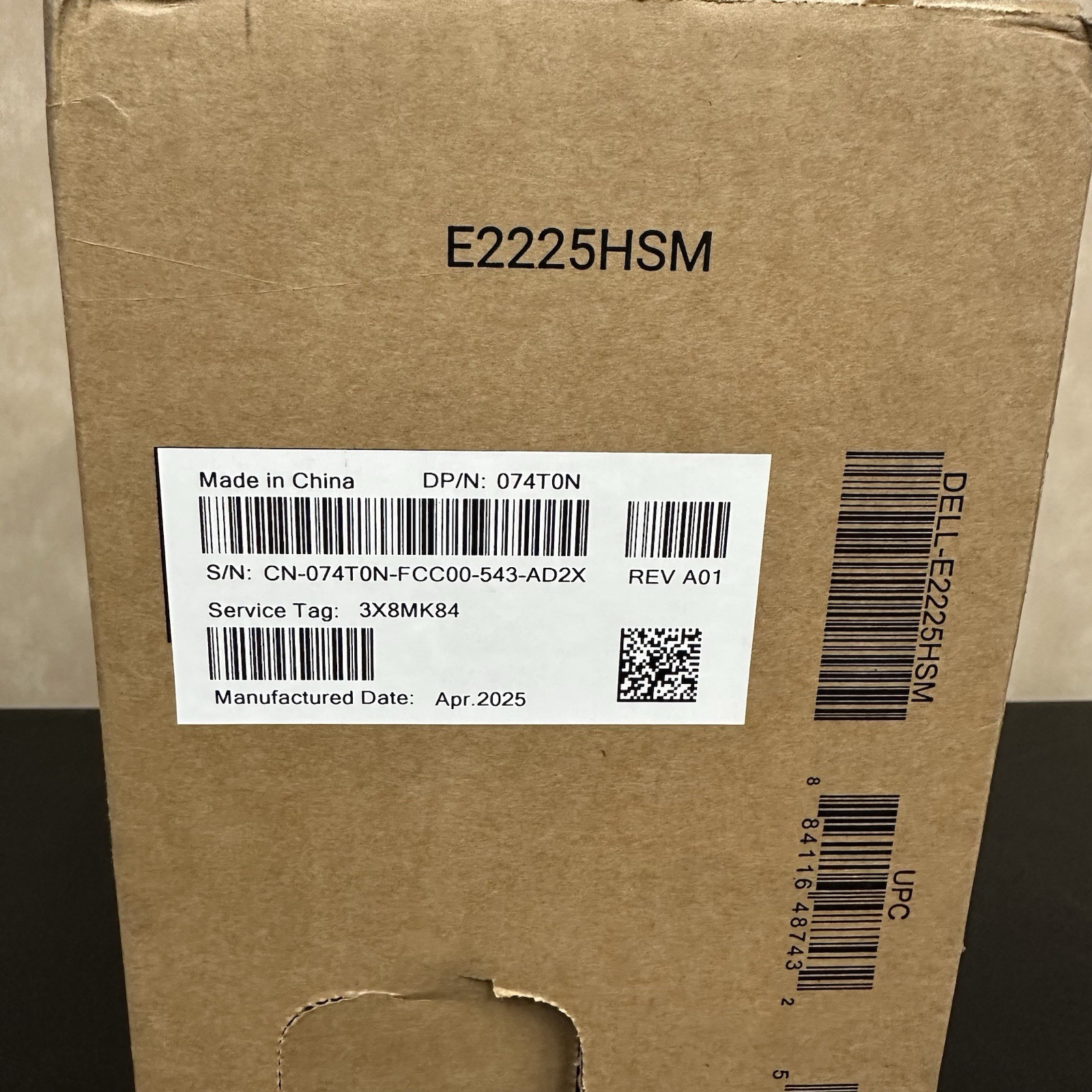 Dell Pro 22″ 1920 x 1080 100Hz 5ms VA LED Monitor (E2225HSM) Black