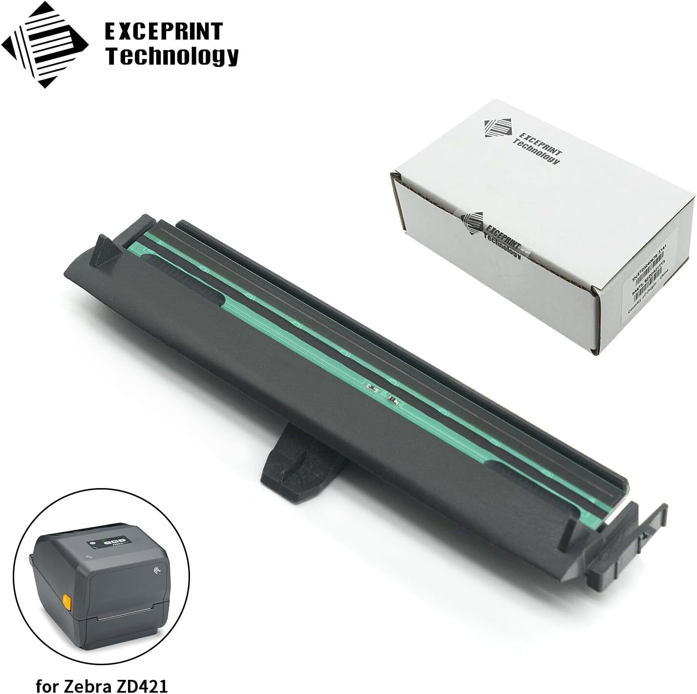 New Printhead for Zebra ZD421 ZD421T ZD421T Thermal Printer 300dpi P1112640-219