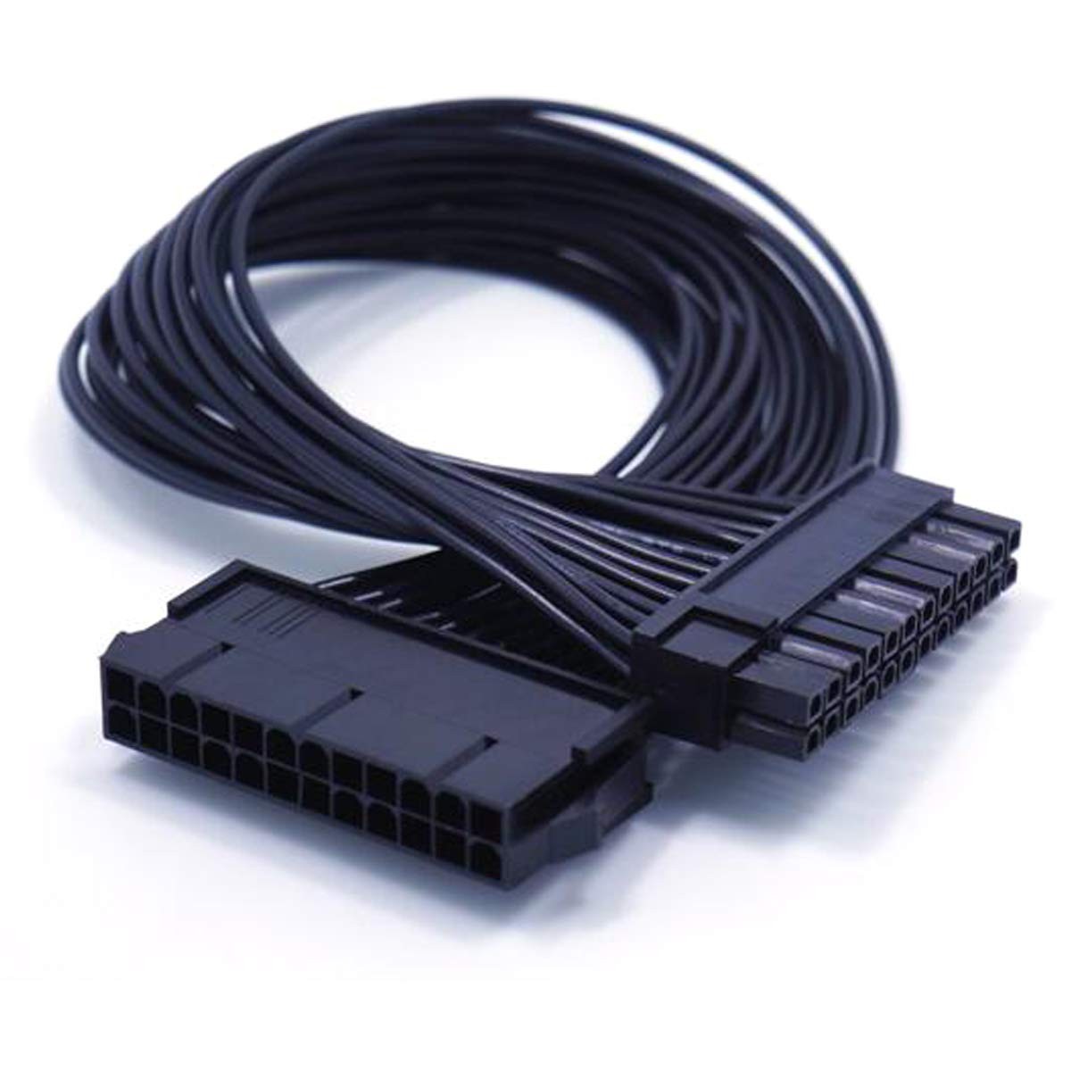 ATX 24 Pin Motherboard Power Extension Cable, 12.6in Internal PC PSU Male Cord