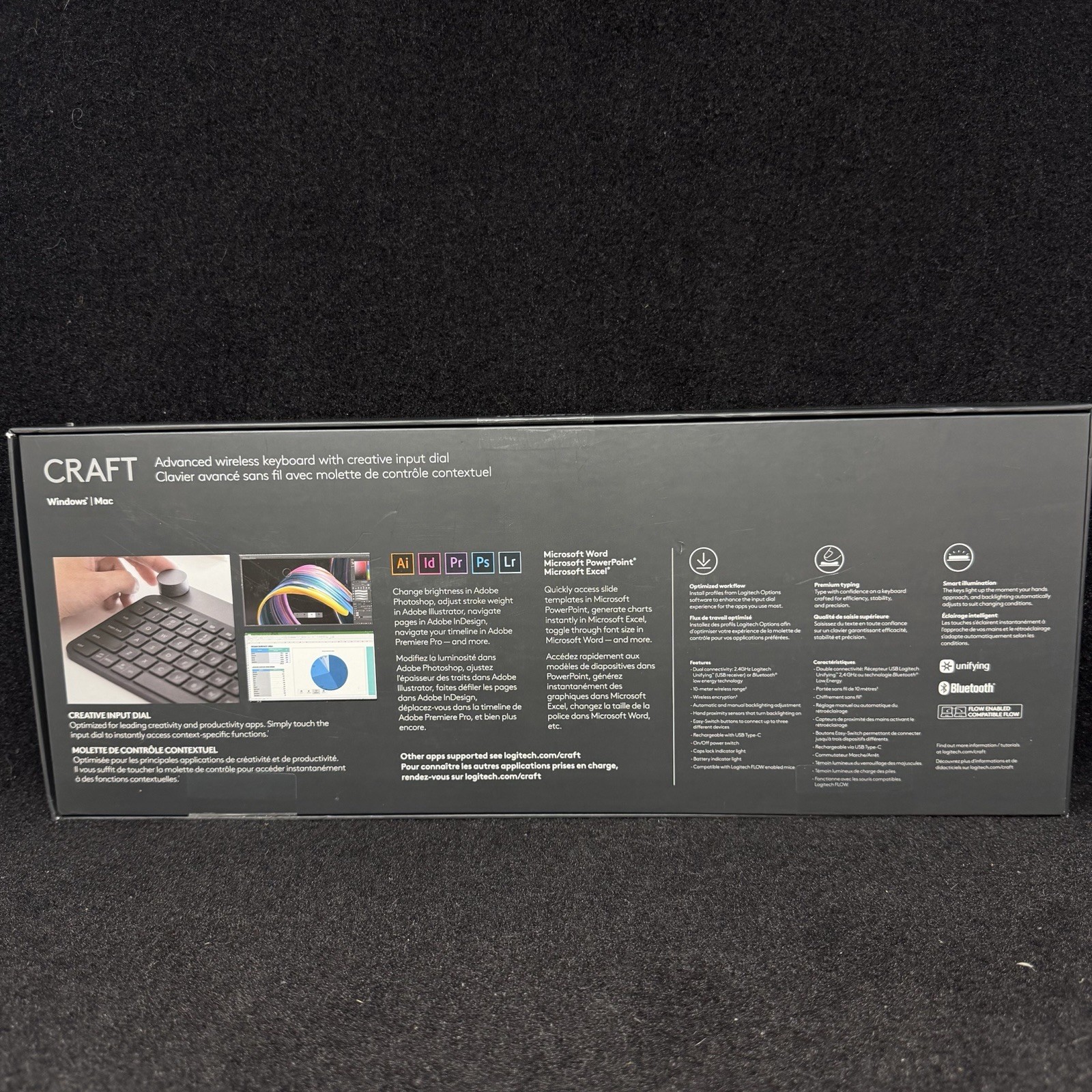 Logitech Craft Advanced Wireless Keyboard with Creative Input Dial & Backlight