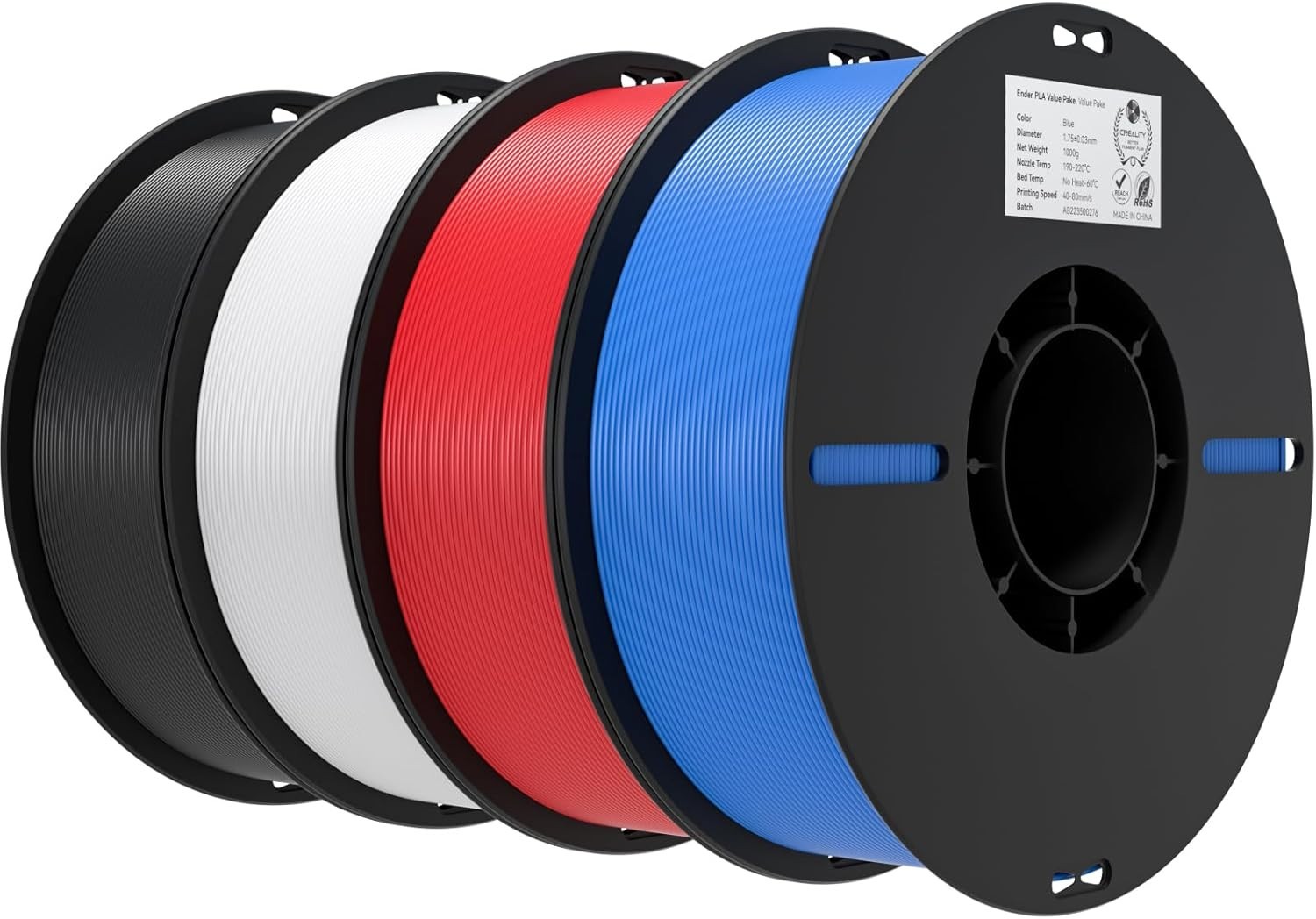 Ender-PLA 3D Printer Filament Pack, 4KG