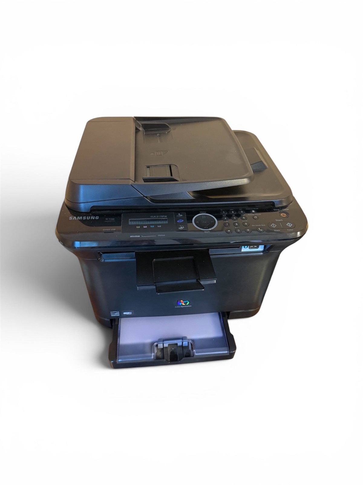 Samsung CLX-3175FW All-In-One Color Laser Printer with All Unopened Toners