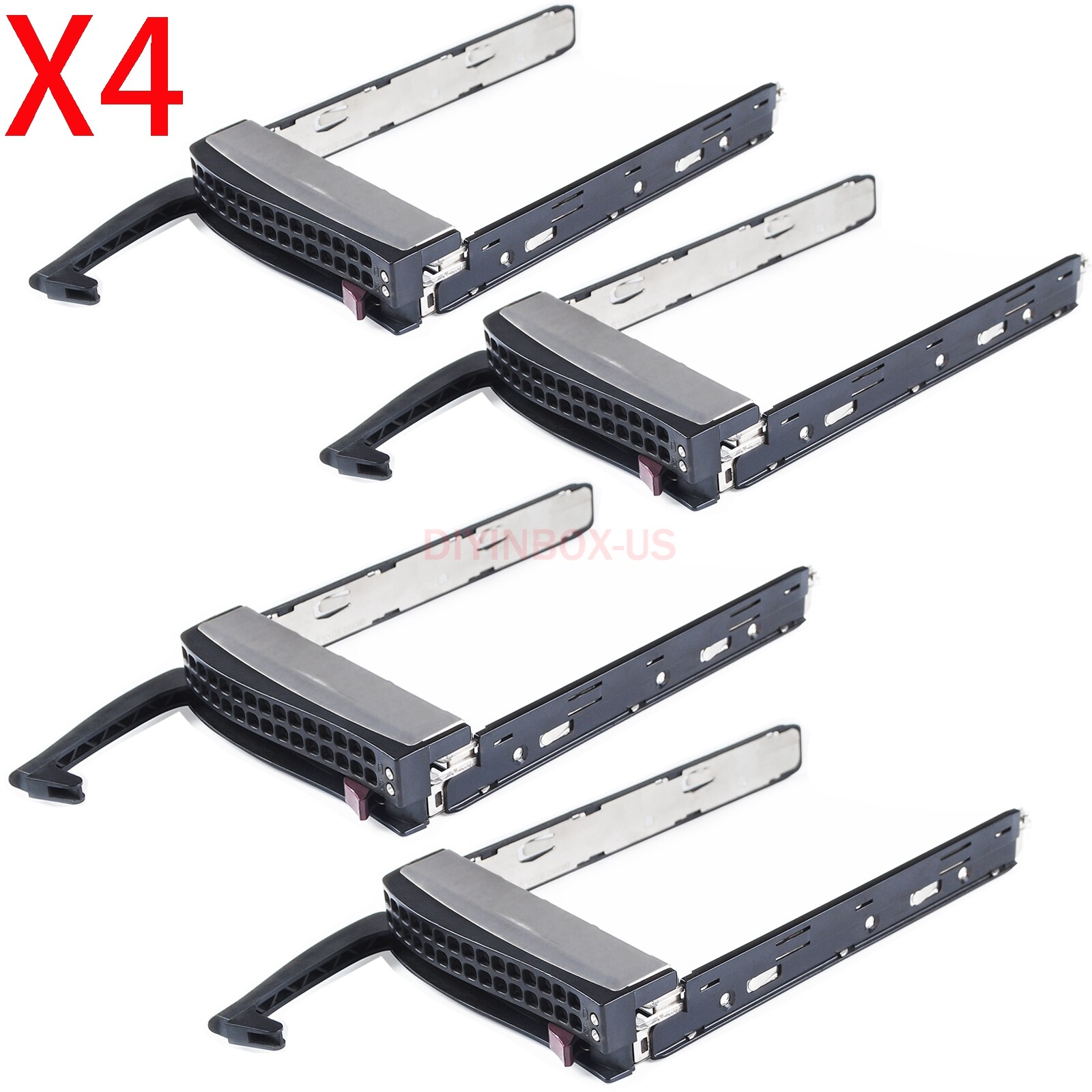 Lot 4 Supermicro MCP-220-00075-0B Hot-Swap 3.5″ Tray MCP-220-00024-0B 01-SC93301