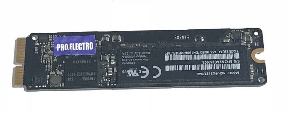 SSD 512 GB Apple MacBook Pro A1398 EMC 2881 655-1805D MZ-JPUS12T/0A6