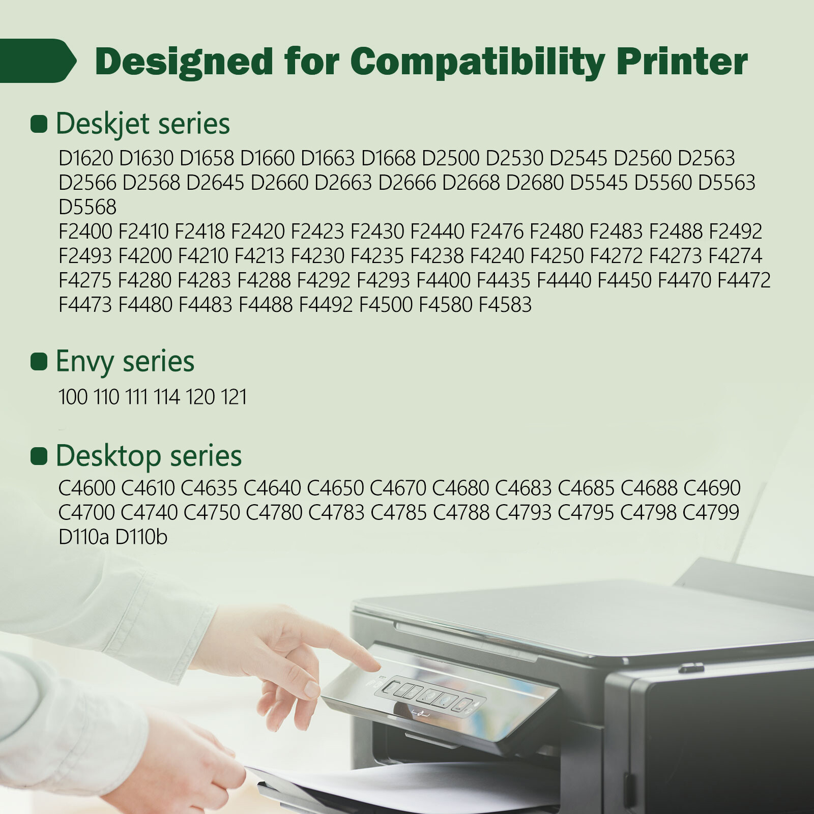 60XL Ink Cartridges for HP 60XL Photosmart C4680 D110a C4795 DeskJet D2680 F4280