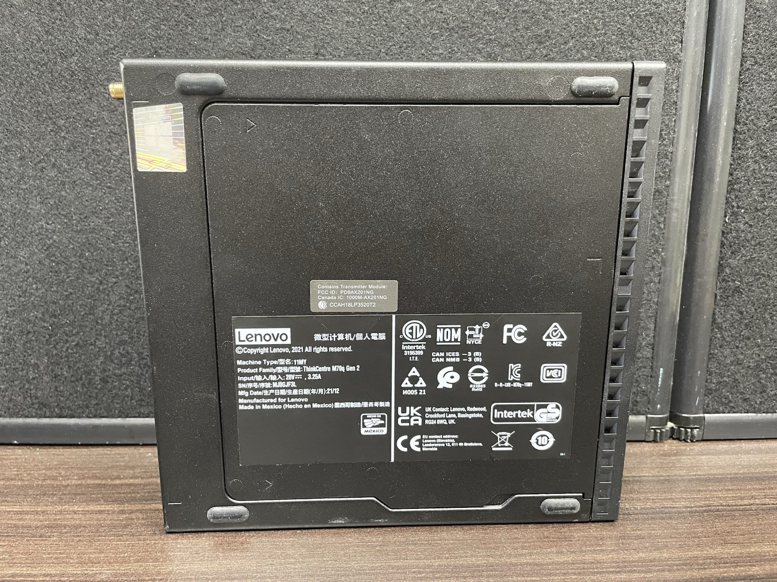 Lenovo ThinkCentre M70q Gen 2 Micro i5-11400T 24GB RAM 256GB NVMe