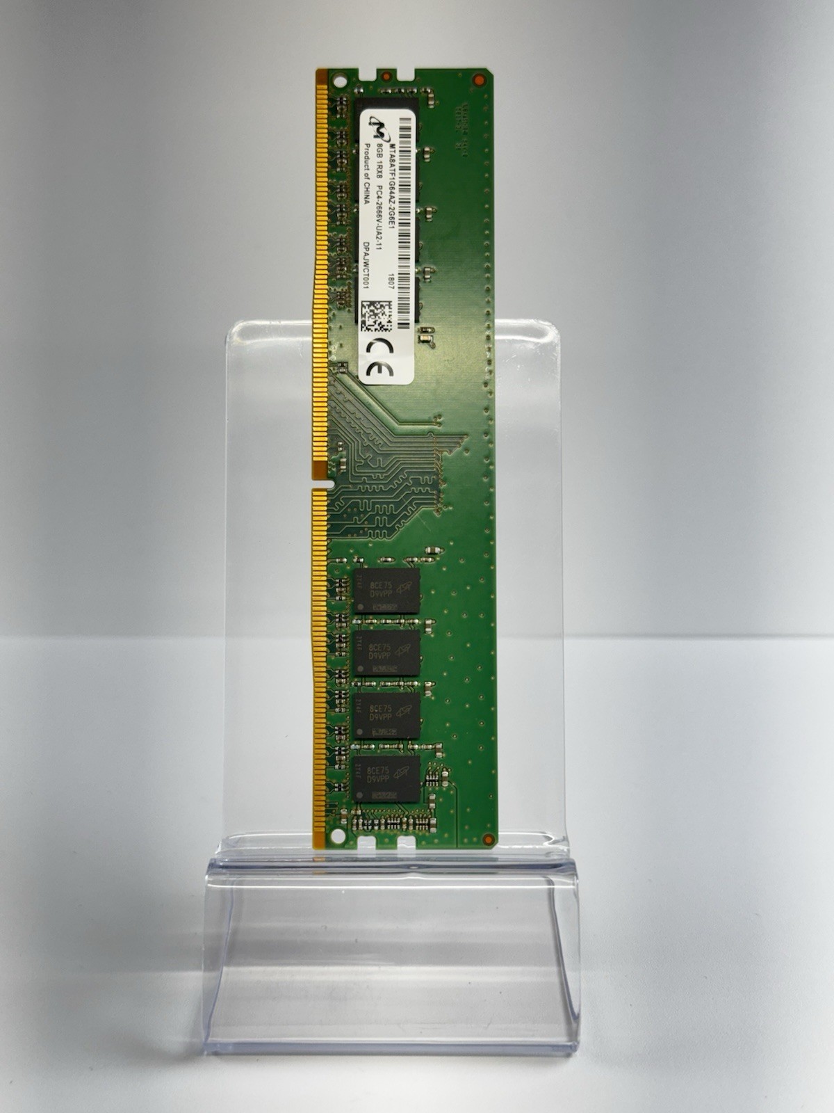 MICRON 8GB 1RX8 PC4-2666V -UA2-11 Desktop RAM DDR4 MTA8ATF1G64AZ-2G6E1 – TESTED