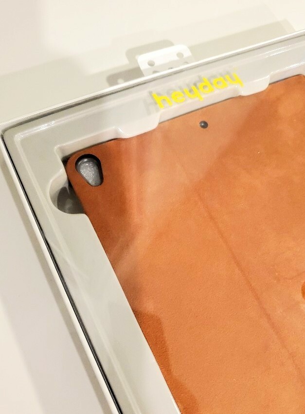 Heyday Tablet Case for Apple iPad 10.5″, Faux Suede – Tan(Brown), New