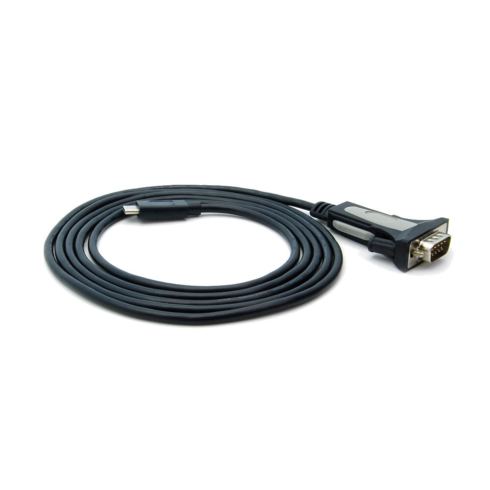 3ft USB 3.0 & USB-C to RS232 Serial Cable Adapter DB9 Male/Female FTDI Chipset