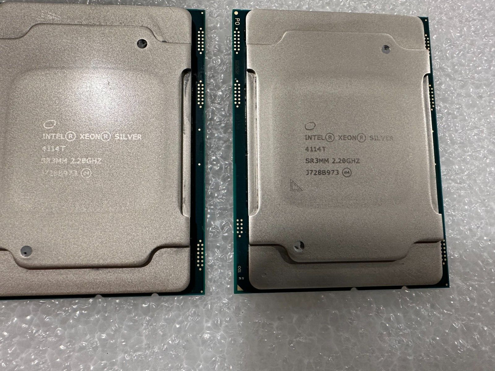 PAIR INTEL XEON SILVER 10 CORE PROCESSOR 4114T 2.20GHZ 13.75MB SKYLAKE (SR3MM)