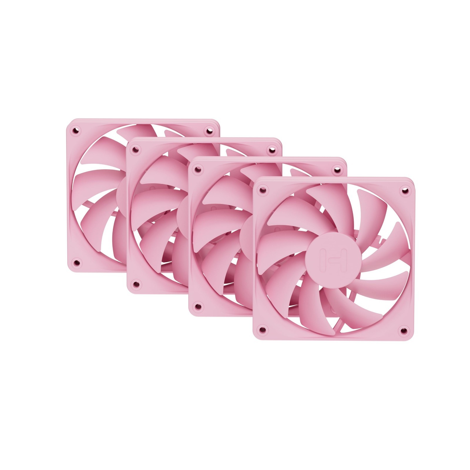 120mm PC Case Fans 4-Pack, High Performance Low Noise, 1500 RPM, PWM, Fluid Dyna