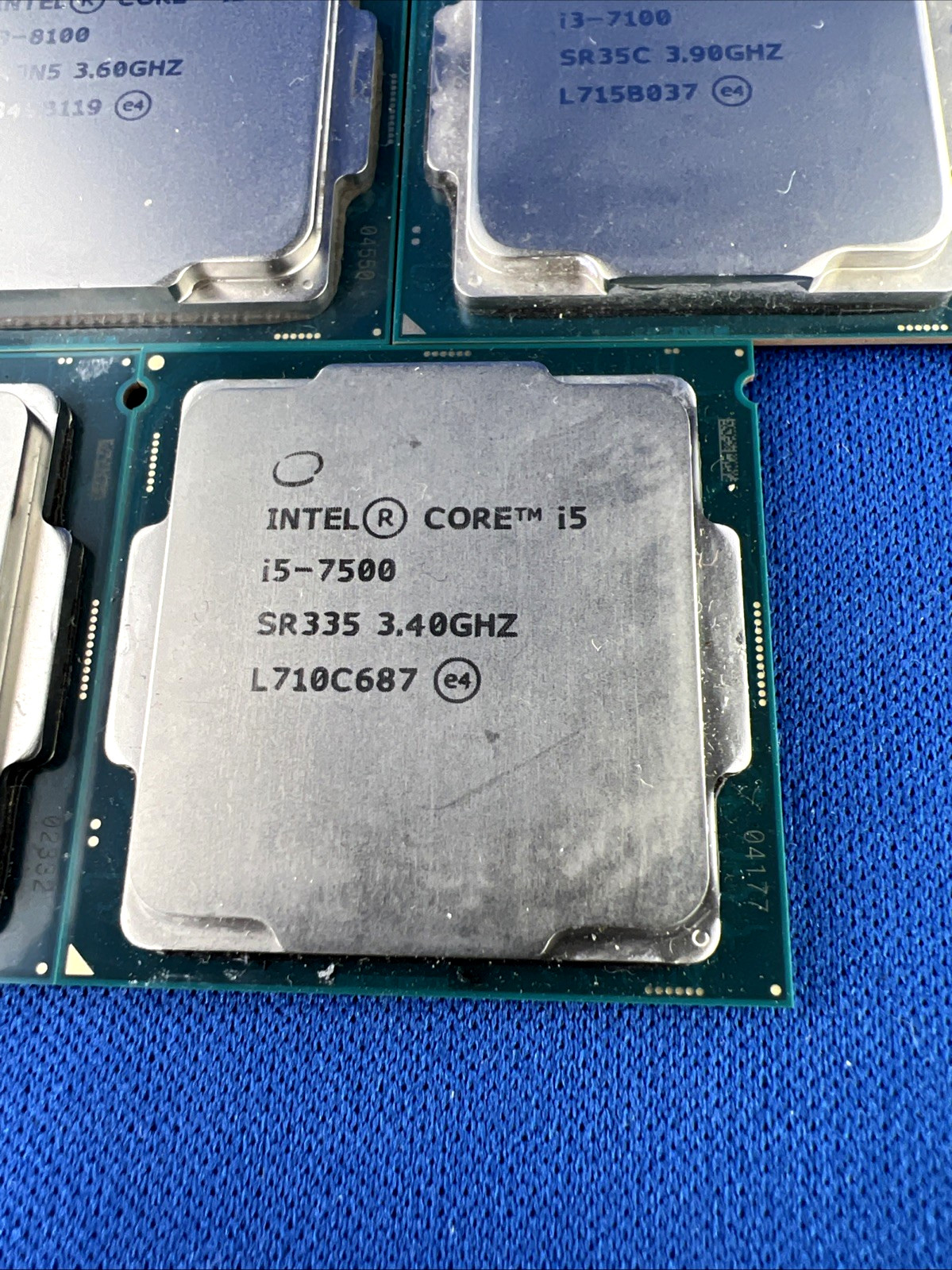MIXED LOT 5x Intel Core i5 i3 CPUs i5-7500 6500 6400T i3-8100 7100 LGA1151