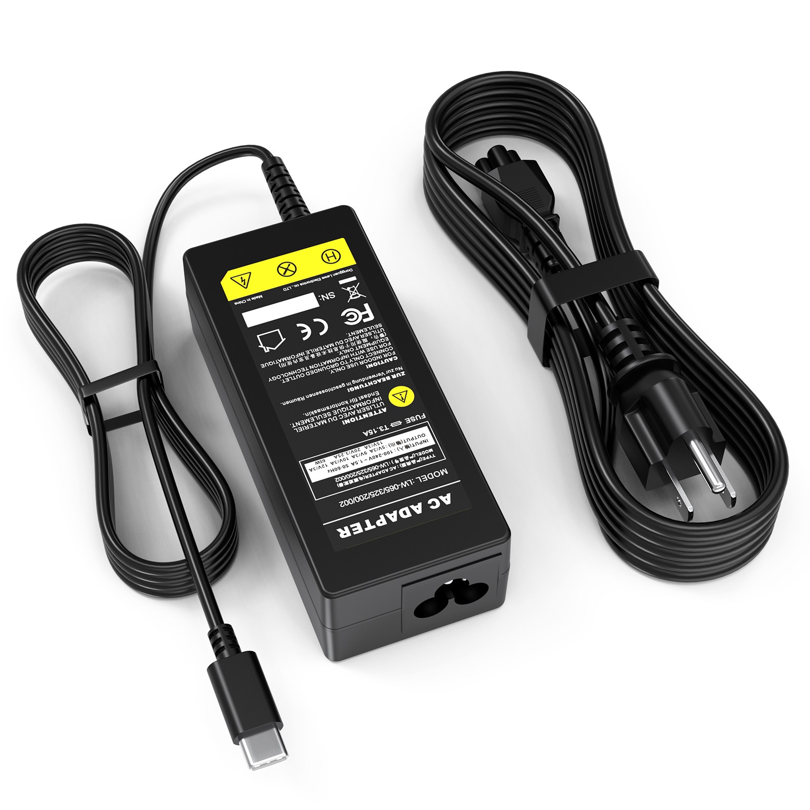 LOT OF USB C Type C 45W 65W 90W Adapter Charger For Laptop Lenovo Acer HP ASUS