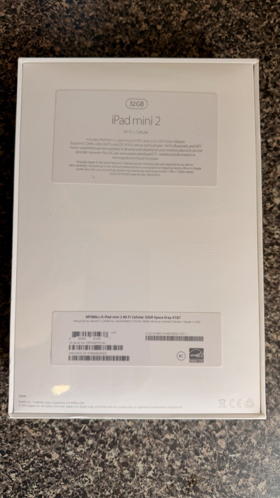 NEW SEALED Apple iPad mini 2 – 32GB – Wi-Fi + Cellular UNLOCKED – Perfect Box