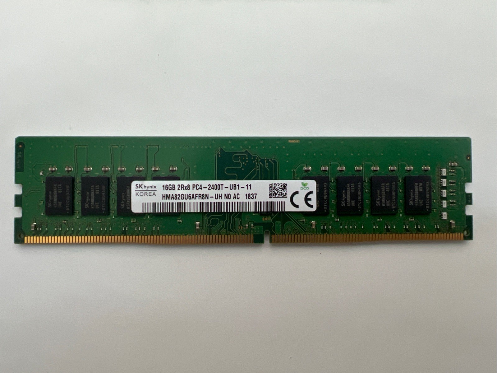 SK Hynix 16GB DDR4 2400 RAM 2Rx8 PC4-2400T-UB1-11 HMA82GU6AFR8N-UH Memory